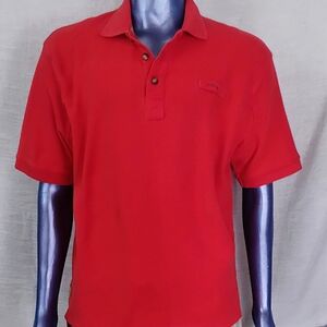 Orvis Red Polo Shirt Men's Medium Classic Casual Wear